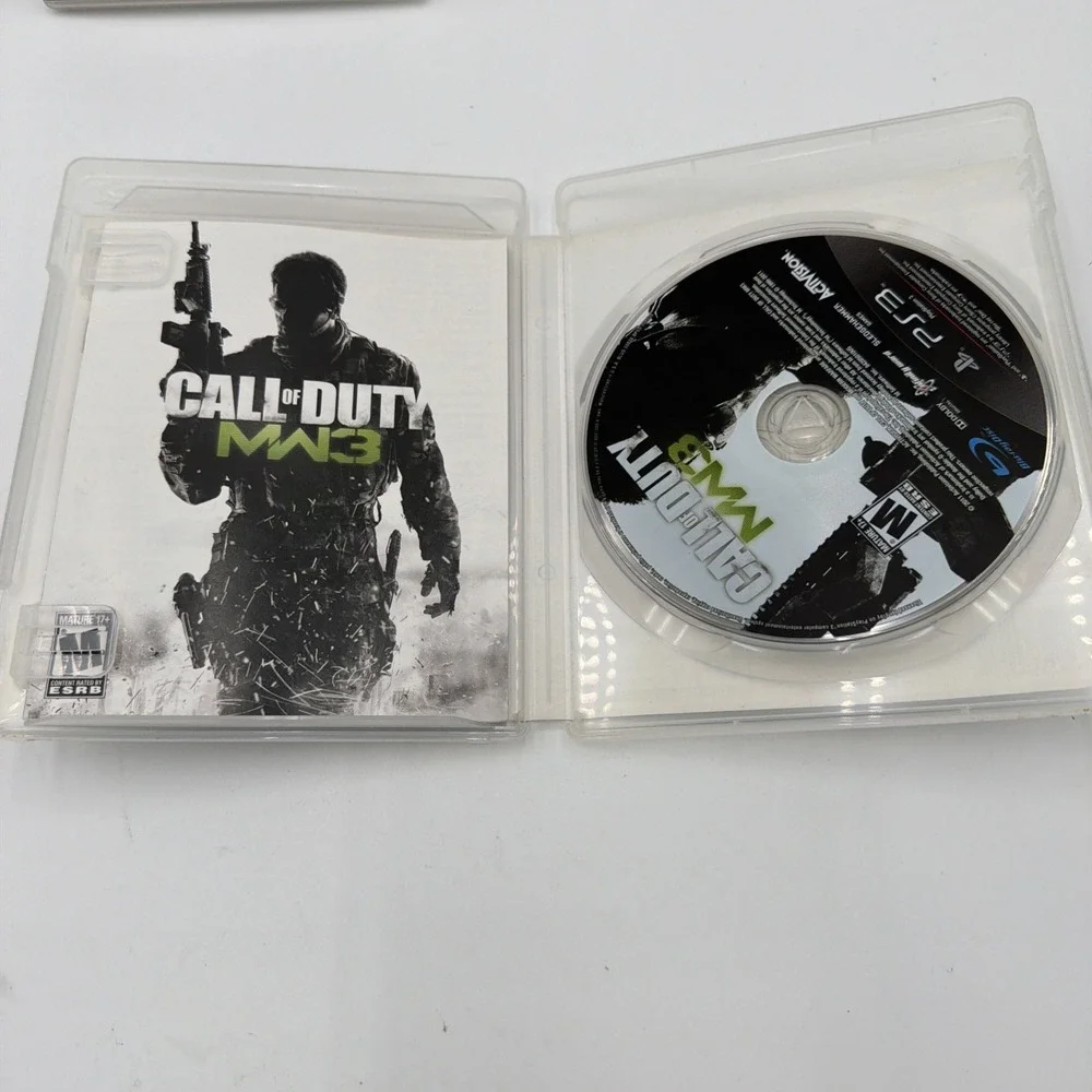 Sony PlayStation 3 PS3 Call of Duty MW3, Adv Warfare, Black Ops2 Bundle Lot-game
